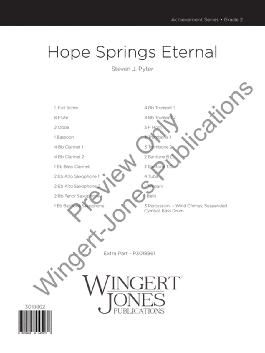 Hope Springs Eternal - Full Score