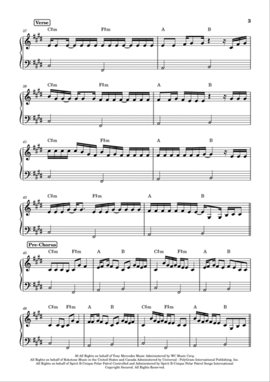 Shape Of You Voice scores gallery preview page 3