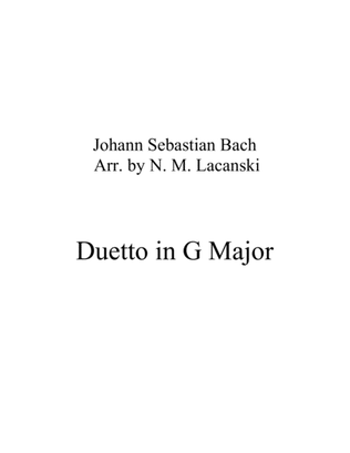 Book cover for Duetto in G Major