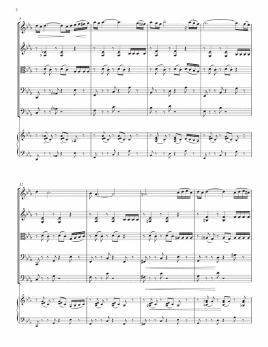 Four Tango Postcards String Orchestra scores gallery preview page 5