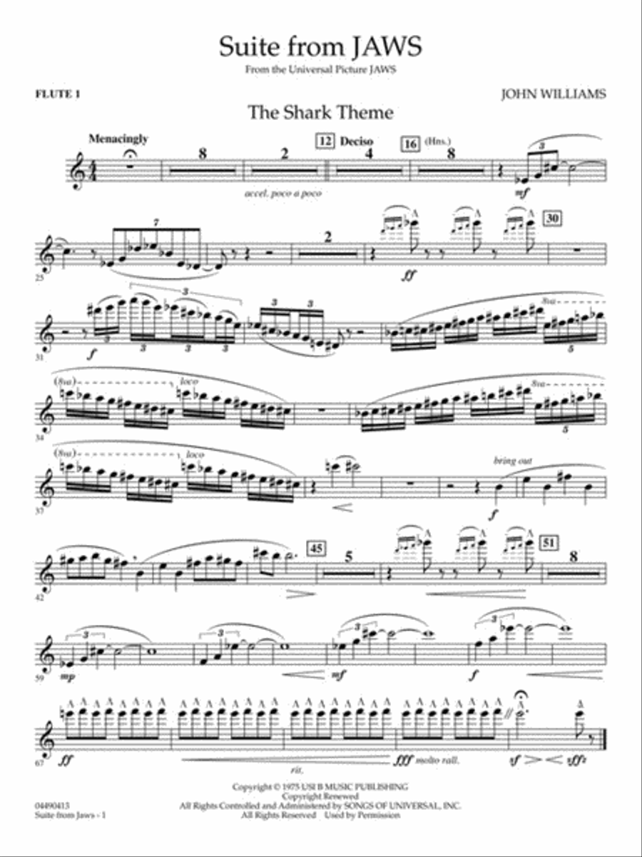 Suite from Jaws Full Orchestra scores gallery preview page 4