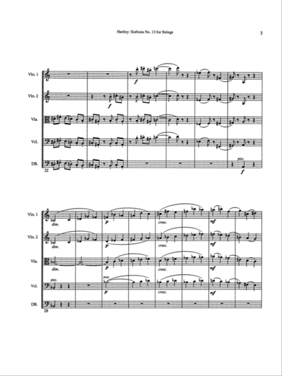 Sinfonia No. 13 for Strings String Orchestra scores gallery preview page 5