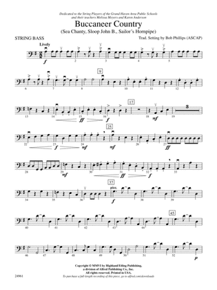 Buccaneer Country: String Bass