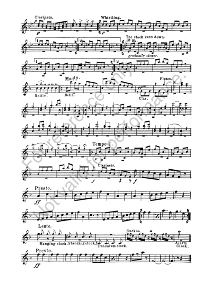 In The Clock Store Concert Band scores gallery preview page 5