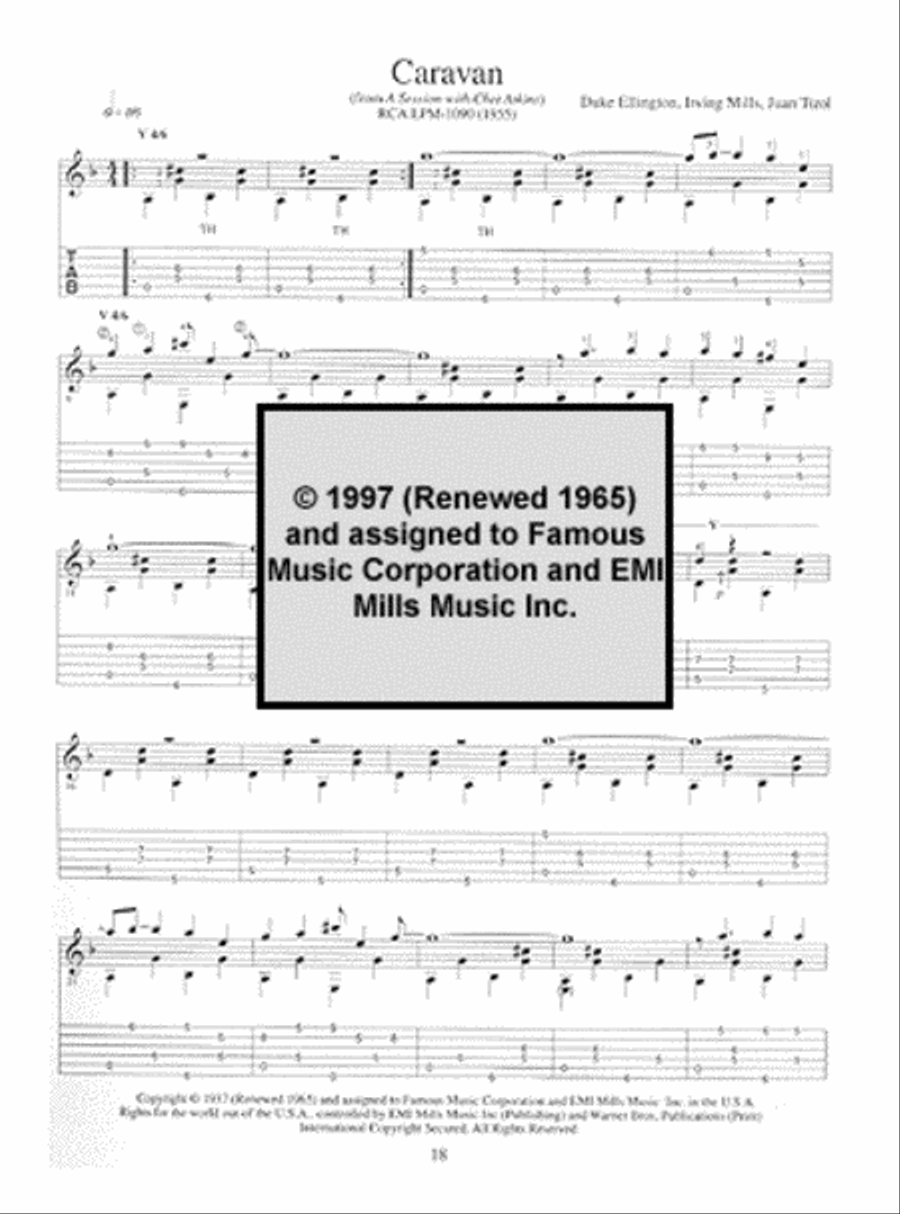 Chet Atkins in Three Dimensions Electric Guitar scores gallery preview page 3