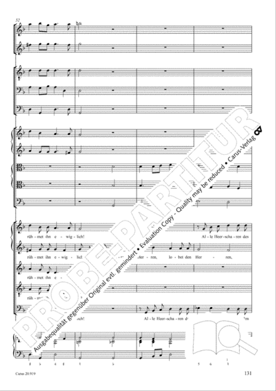 Opera varia I. Works with 1-7 parts (Complete edition, vol. 19) [Werke mit 1-7 obligaten Stimmen] Score scores gallery preview page 188