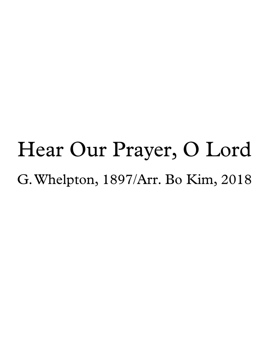 Hear Our Prayer, O Lord (Kyrie) 2-Part scores gallery preview page 1