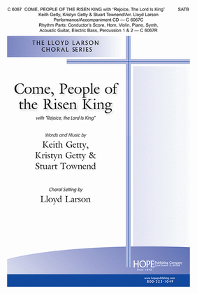Book cover for Come, People of the Risen King-SATB
