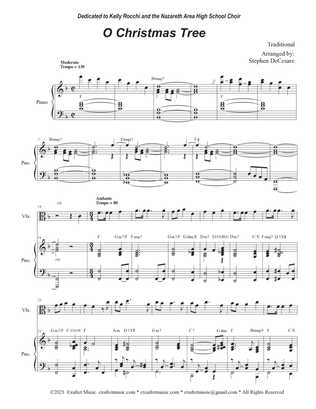 O Christmas Tree (Viola solo and Piano)