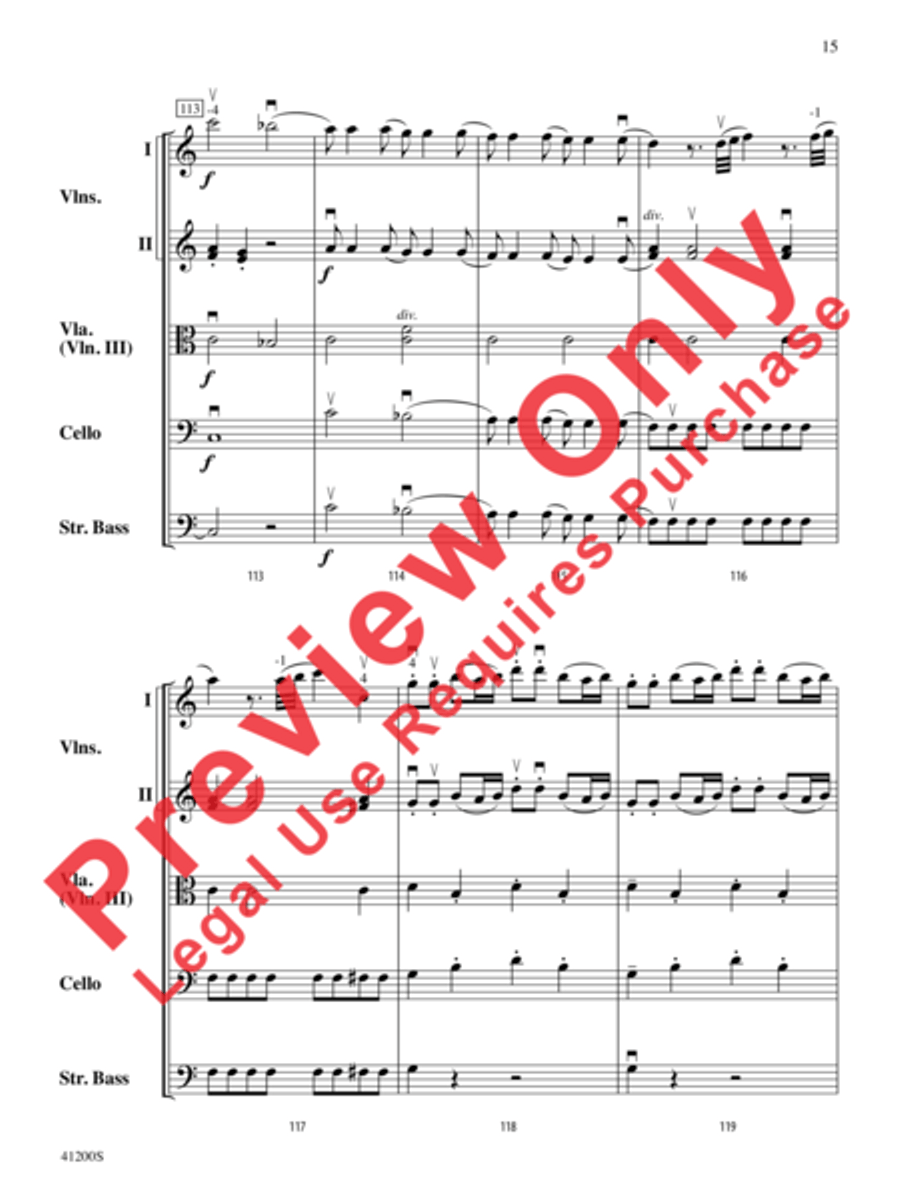 Allegro Molto String Orchestra scores gallery preview page 16