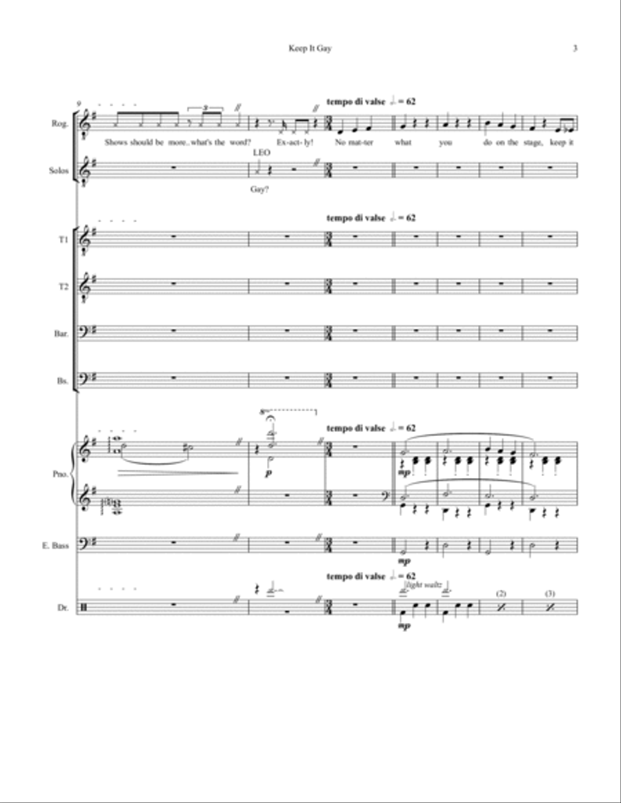 Keep It Gay Small Ensemble scores gallery preview page 3