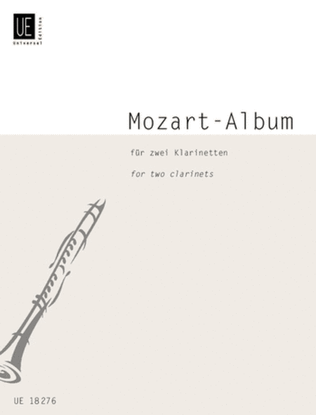 Book cover for Mozart Album For 2 Clarinets
