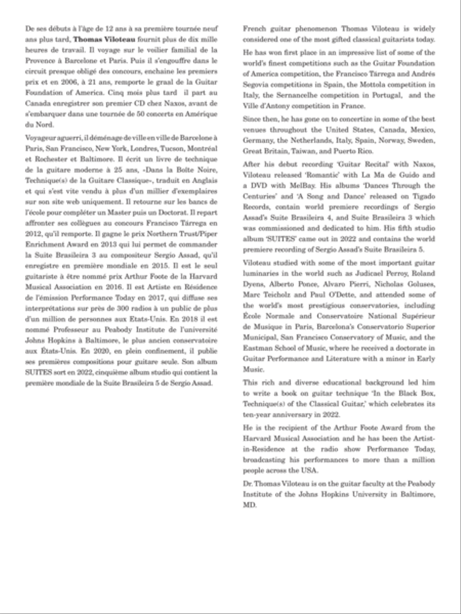 A Night in Bastille Classical Guitar scores gallery preview page 3