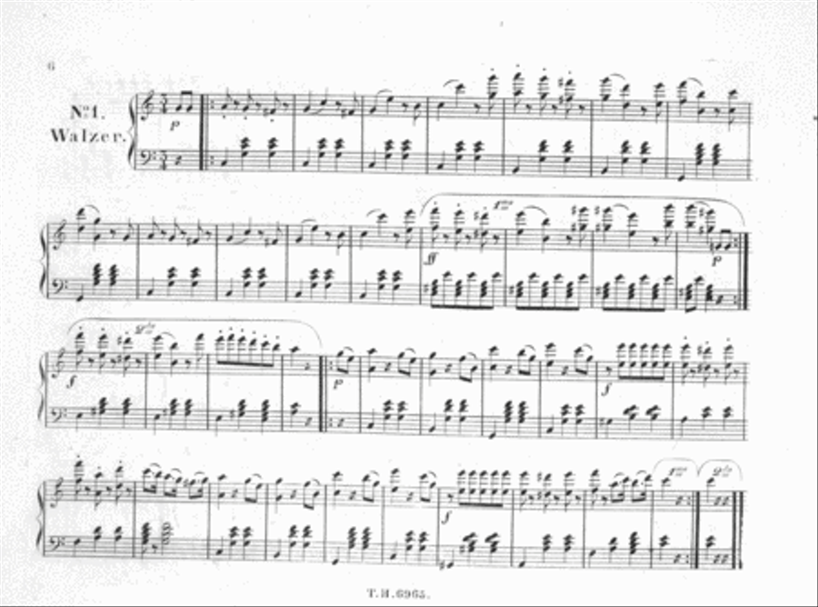 Eisenbahn-Lust-Walzer fur das Piano-Forte Piano Solo scores gallery preview page 3