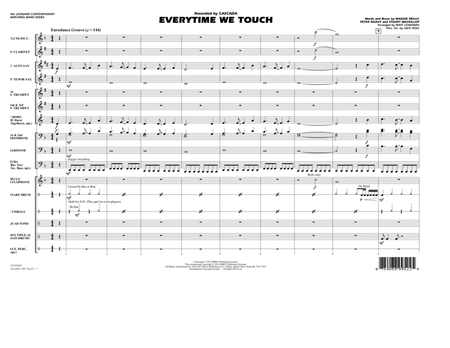 Everytime We Touch - Conductor Score (Full Score)