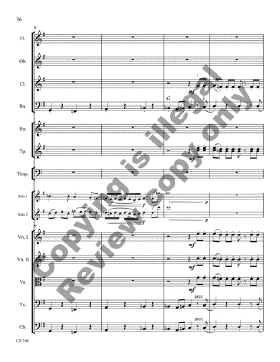 Little Suite Full Orchestra scores gallery preview page 37