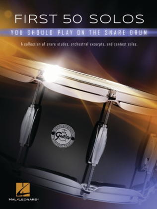 Book cover for First 50 Solos You Should Play on Snare Drum
