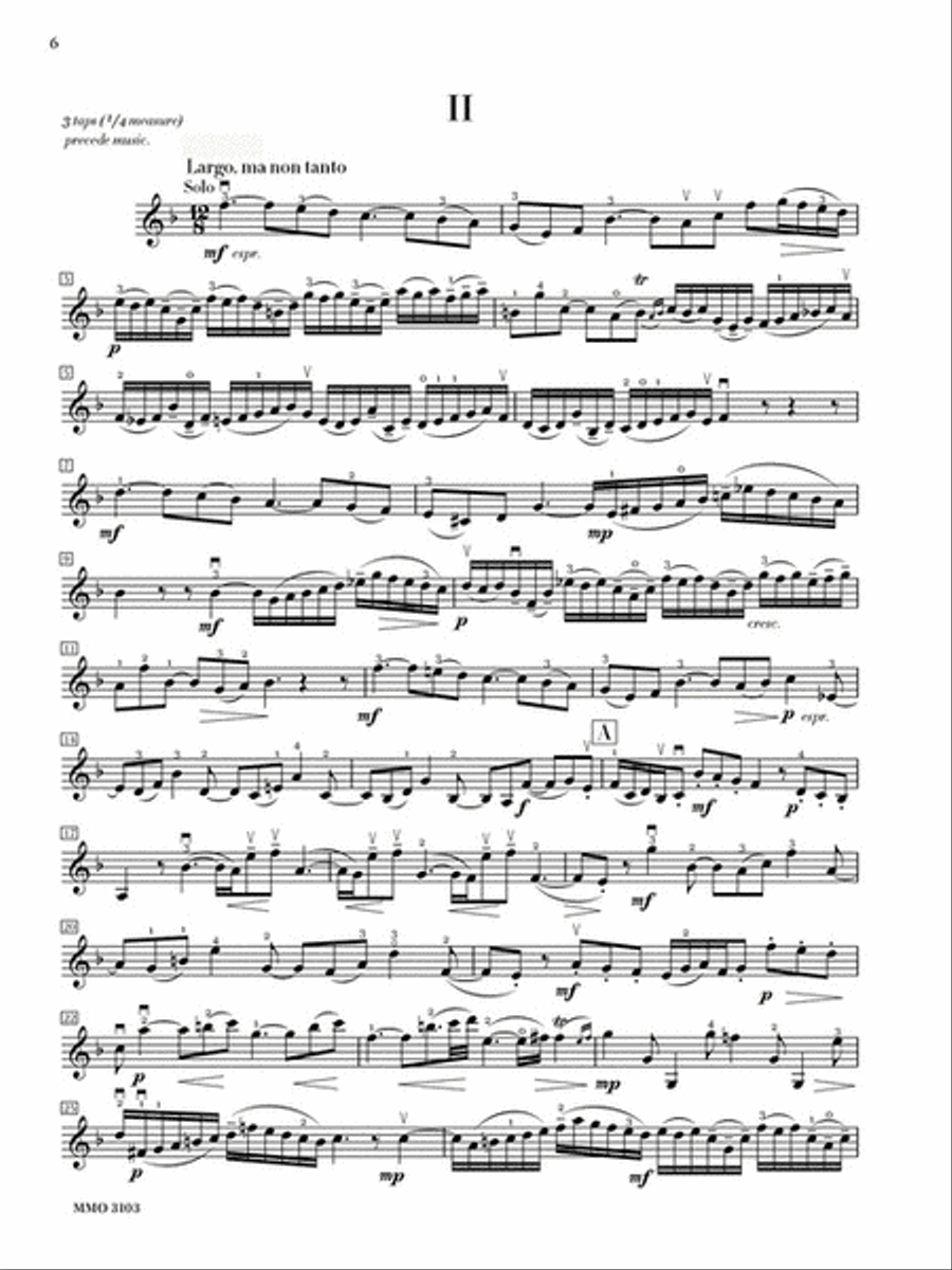 J.S. Bach – “Double” Concerto in D Minor, BWV1043 Violin Solo scores gallery preview page 6