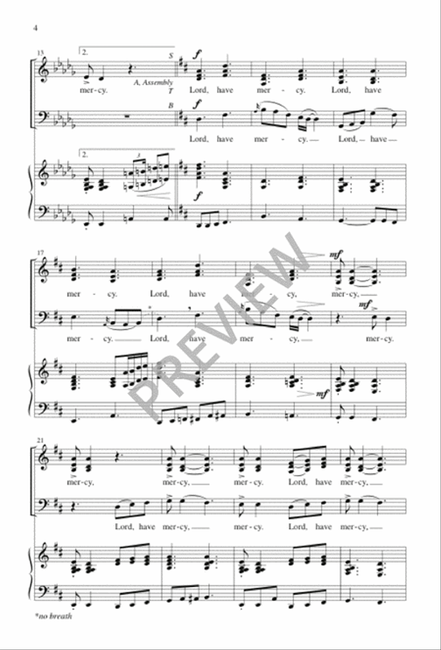 The Sound of My People - Choral / Accompaniment Edition 4-Part scores gallery preview page 5