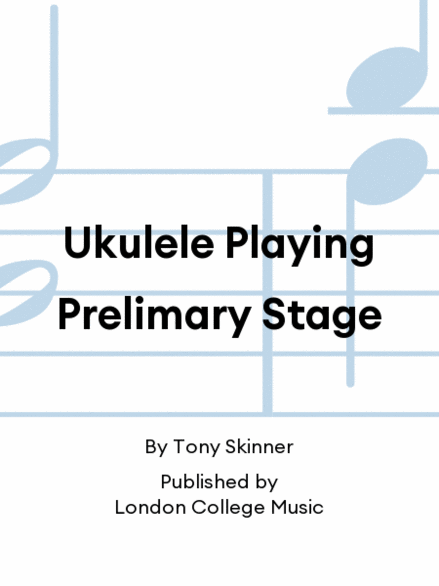 Book cover for Ukulele Playing Prelimary Stage