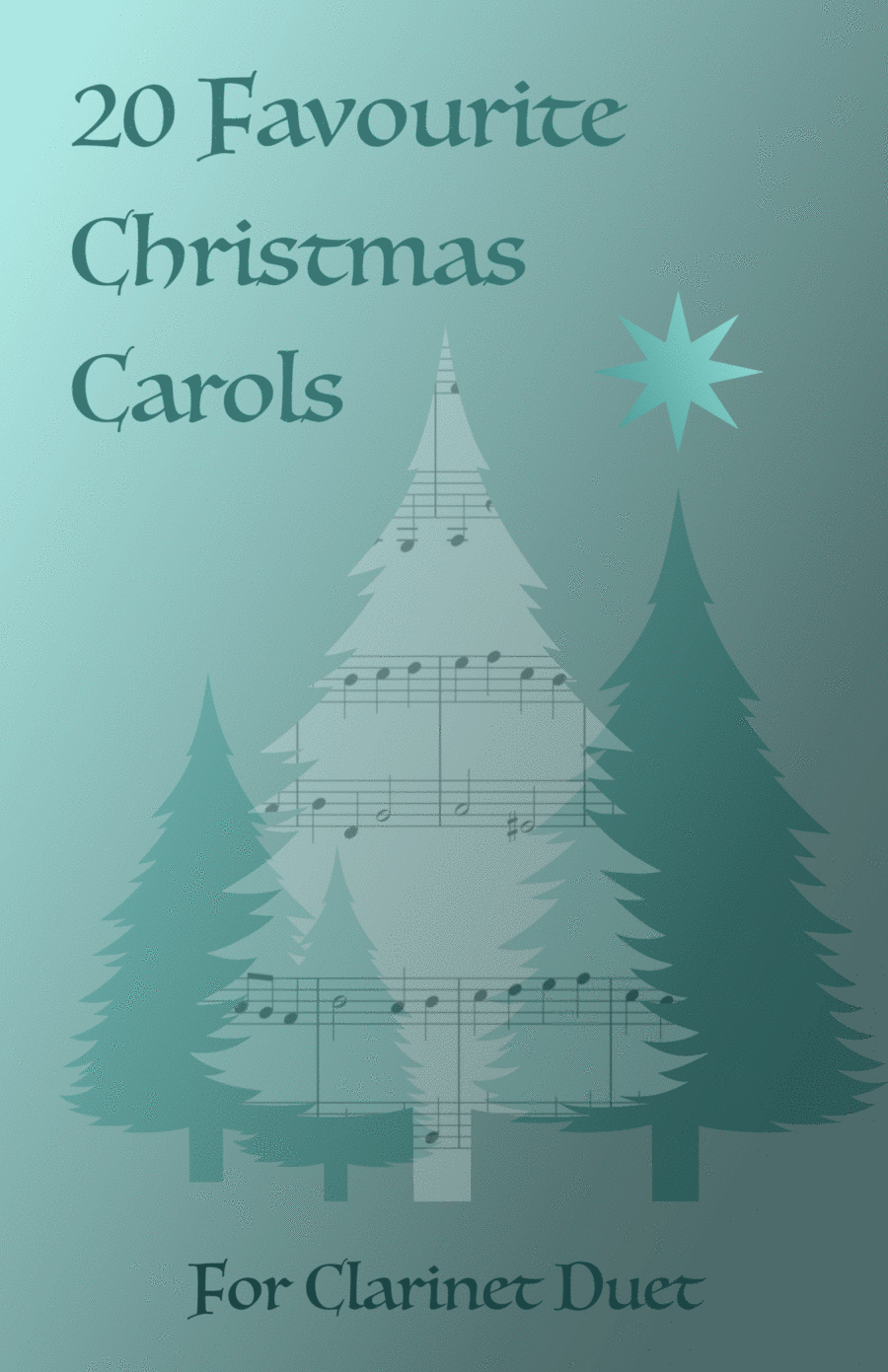 20 Favourite Christmas Carols for Clarinet Duet Clarinet Duet scores gallery preview page 1