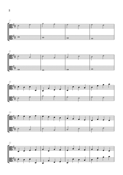 Pachelbel Canon in D • viola duet sheet music image number null
