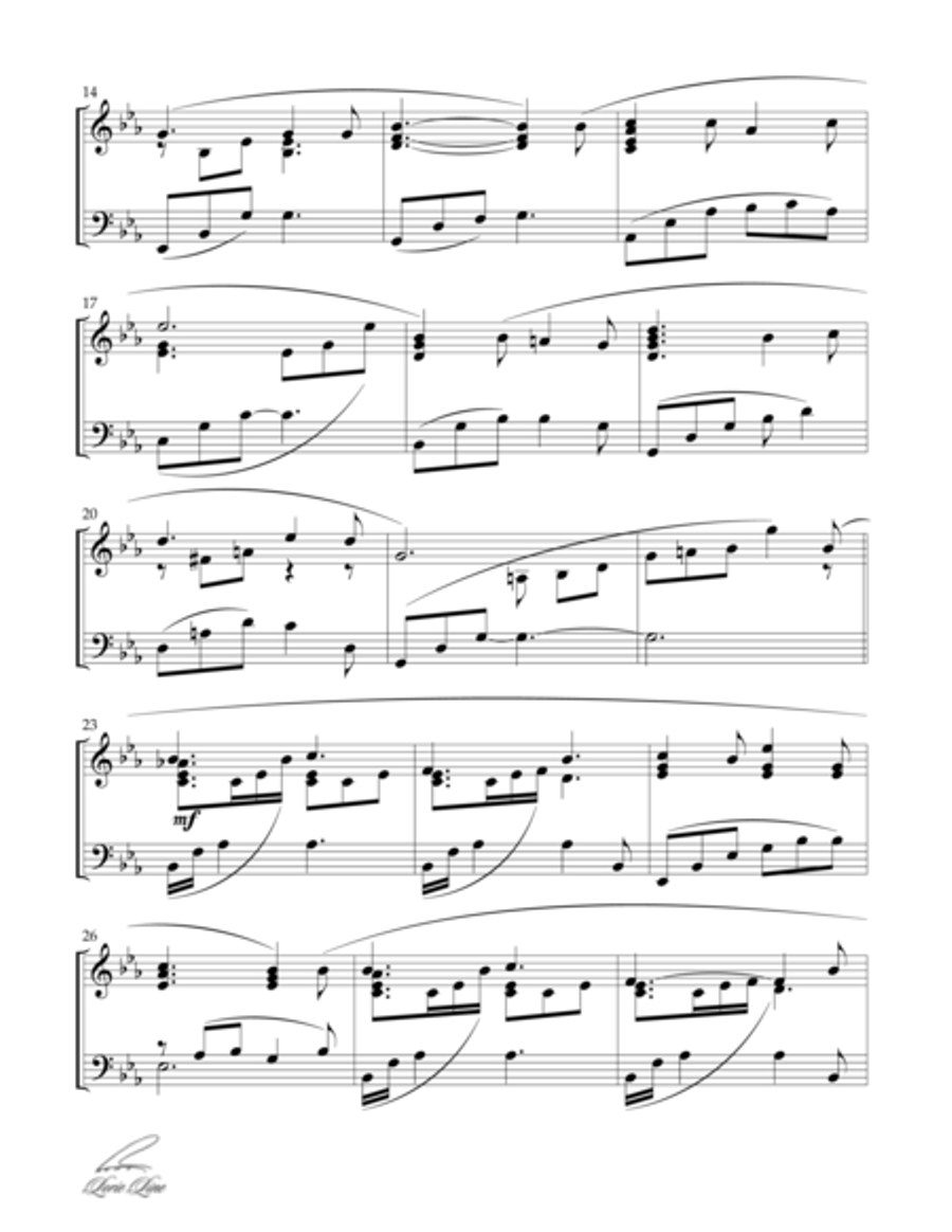 O Holy Night Piano Solo scores gallery preview page 3