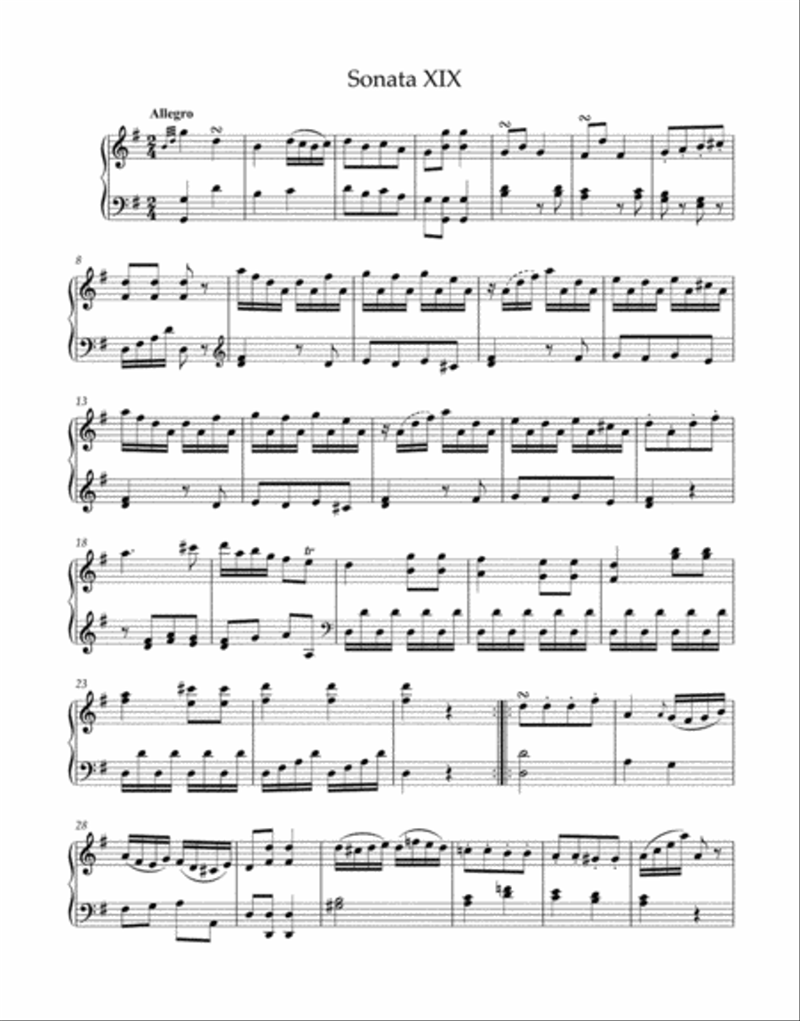 Complete Sonatas for Keyboard Piano Solo scores gallery preview page 3