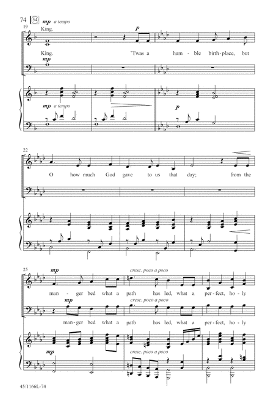 12 Carols for about 12 Singers 3-Part scores gallery preview page 75