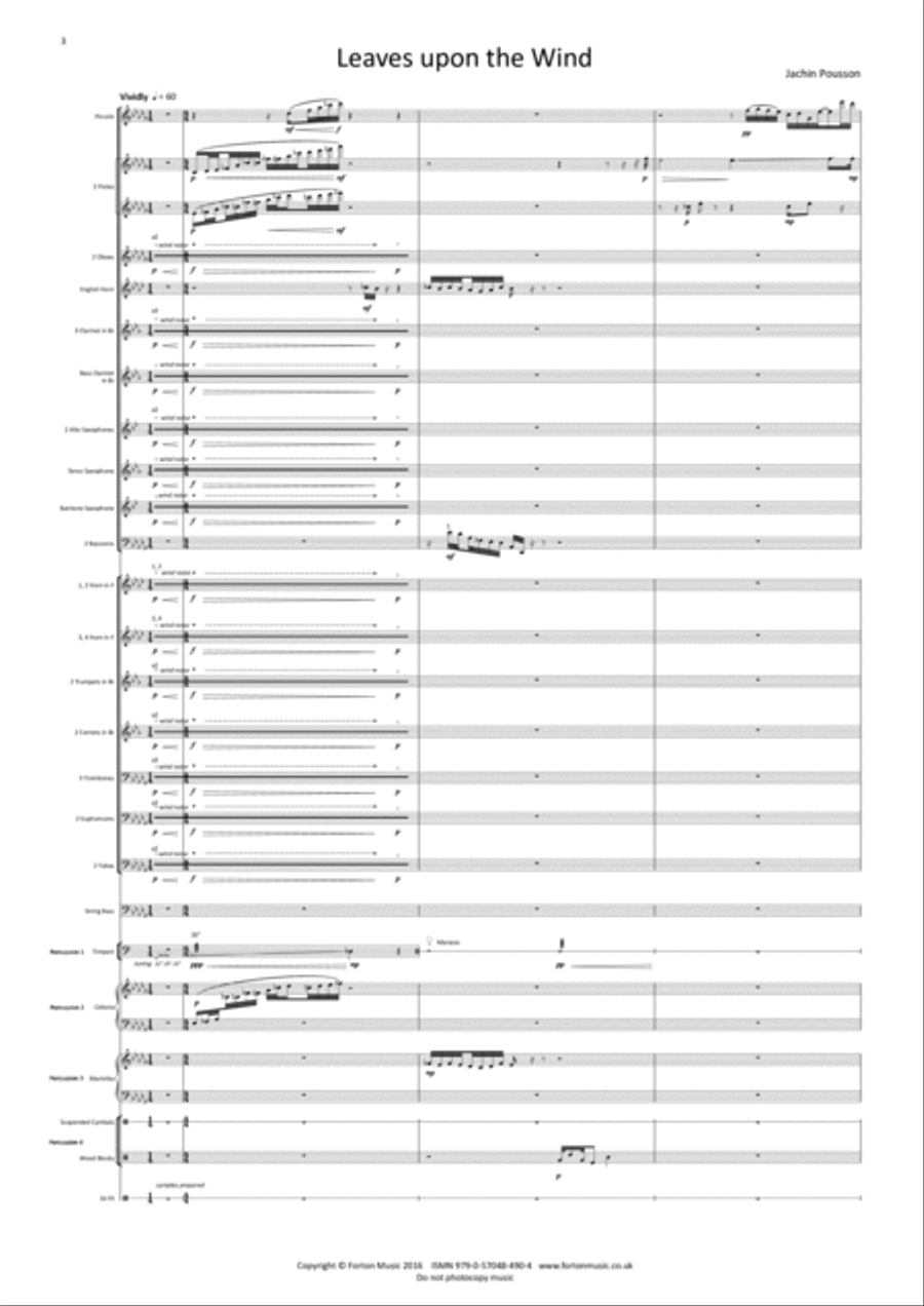 Leaves upon the Wind Set of Parts scores gallery preview page 4