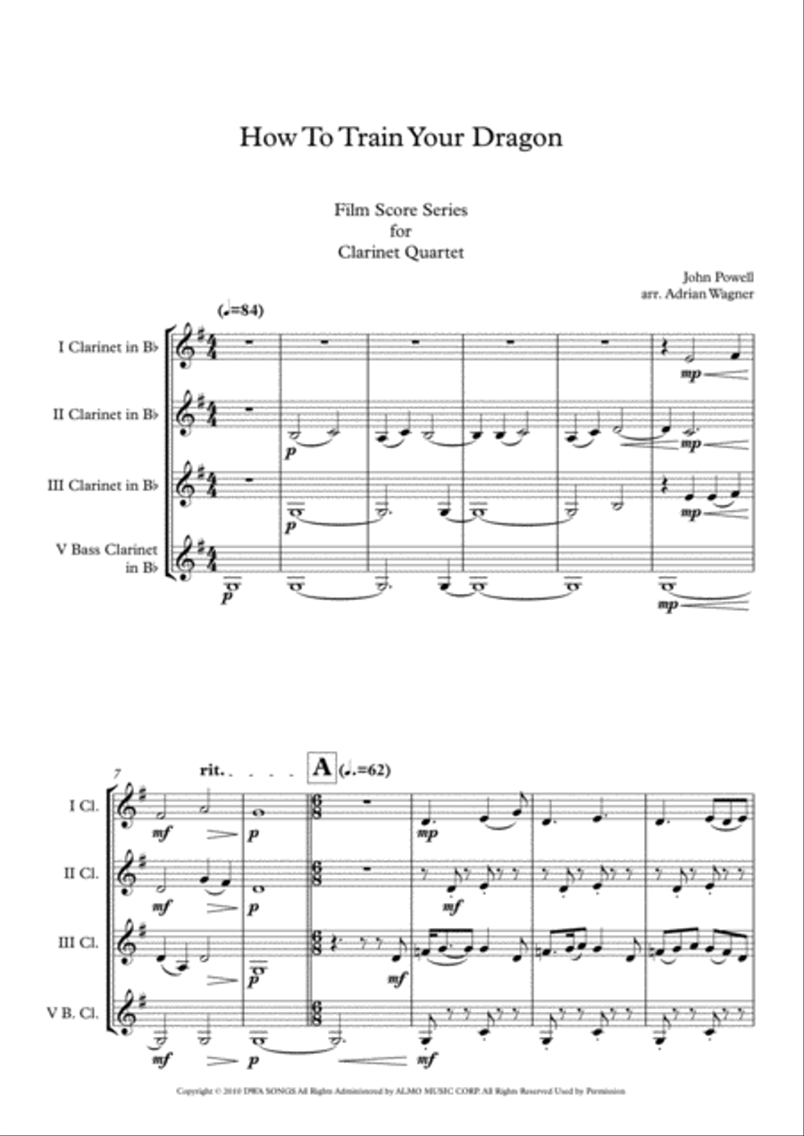 This Is Berk Clarinet Quartet scores gallery preview page 3