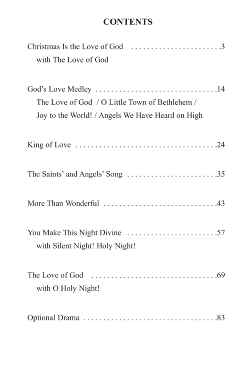 The Love Of God At Christmas (Orchestra Parts and Conductor's Score, CD-ROM) image number null