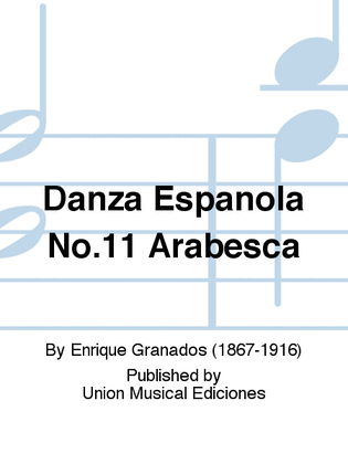 Book cover for Danza Espanola No.11 Arabesca