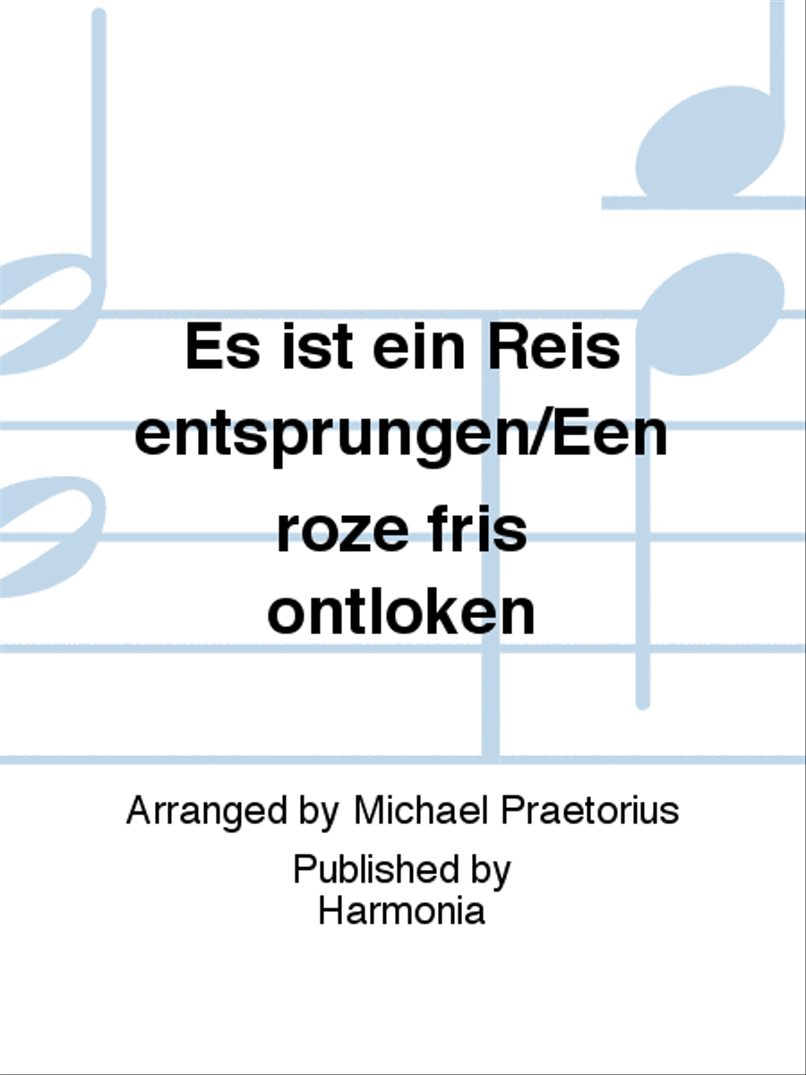 Es ist ein Reis entsprungen/Een roze fris ontloken SSA scores gallery preview page 1