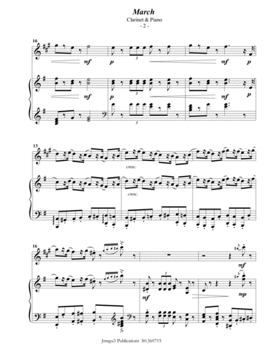 Tchaikovsky: March from Nutcracker Suite for Clarinet & Piano image number null