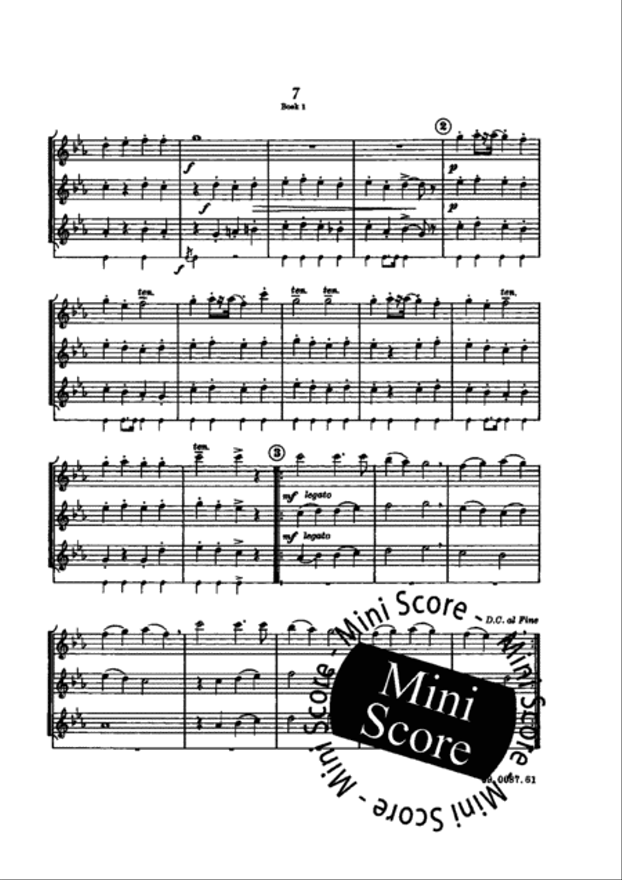 Jeunes Musiciens 1 (Flex 3) Flute Trio scores gallery preview page 11