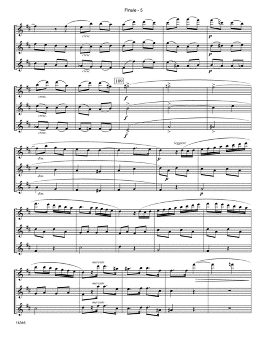 Finale (Movement IV, From Grand Trio, Op. 90) - Full Score