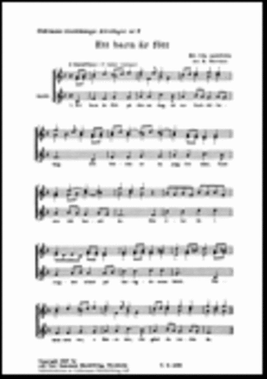 Ett barn ar fott Ett barn ar fott SSA scores gallery preview page 1
