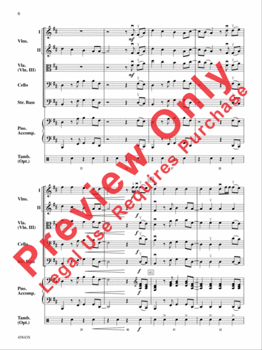 Work from Home String Orchestra scores gallery preview page 7