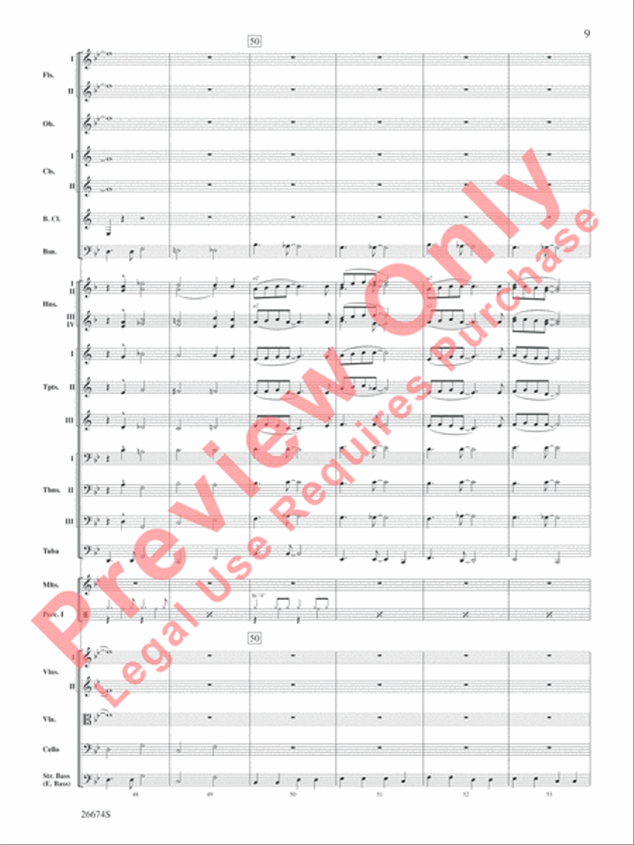 There's Christmas in the Air Full Orchestra scores gallery preview page 10