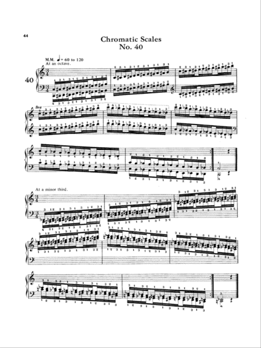 Hanon: The Virtuoso Pianist (Volume II) Piano Solo scores gallery preview page 1
