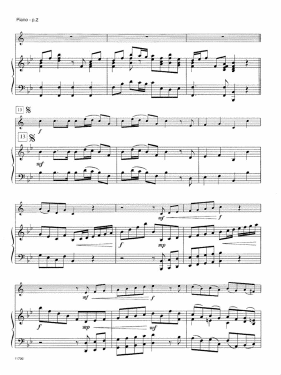 Honor And Arms (from 'Samson') B-Flat Trumpet scores gallery preview page 3