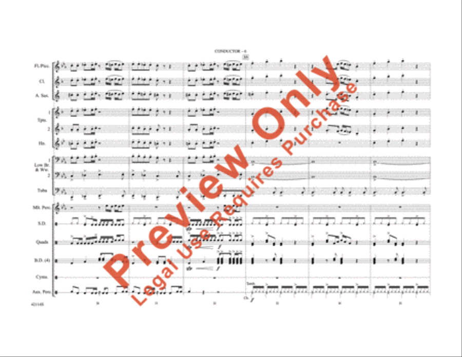 Love Rollercoaster Love Rollercoaster Marching Band scores gallery preview page 7