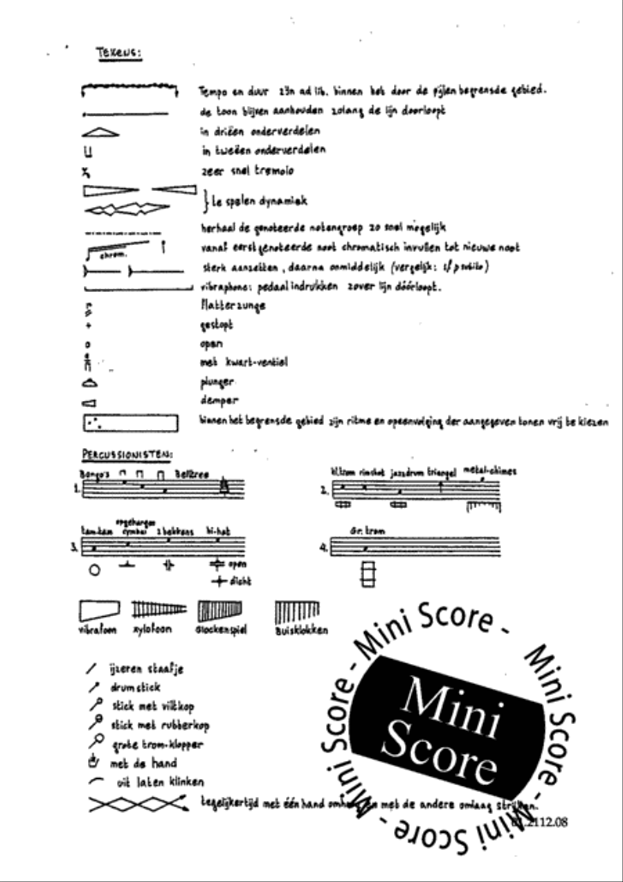 Tre Dodecapricci Concert Band scores gallery preview page 5