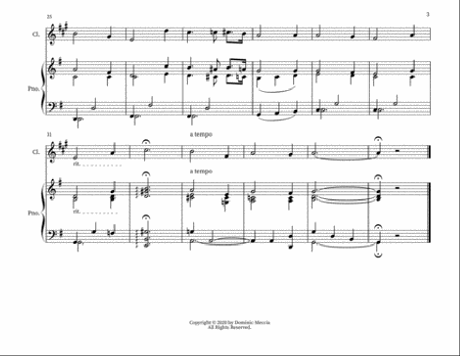 Till We Meet Again Clarinet Solo scores gallery preview page 3