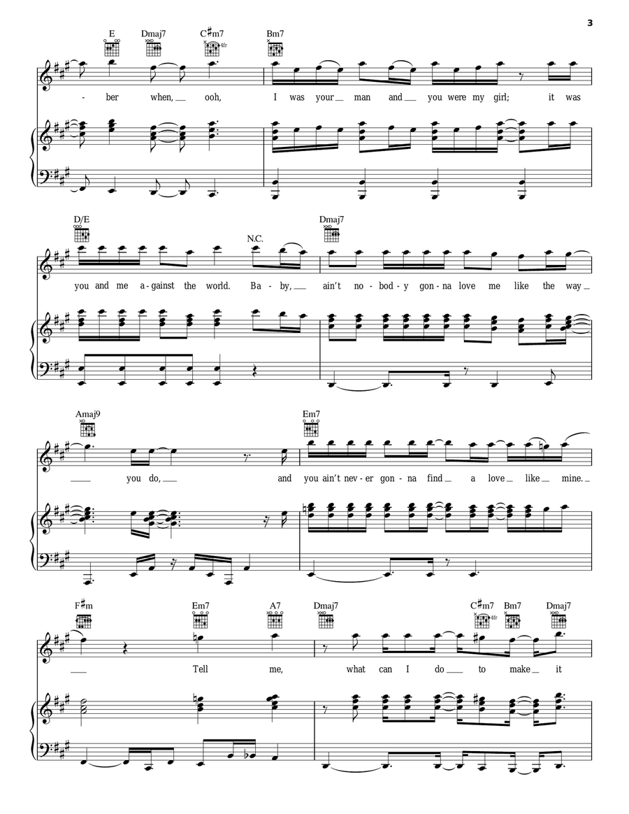 Too Good To Say Goodbye Too Good To Say Goodbye Piano, Vocal, Guitar scores gallery preview page 3