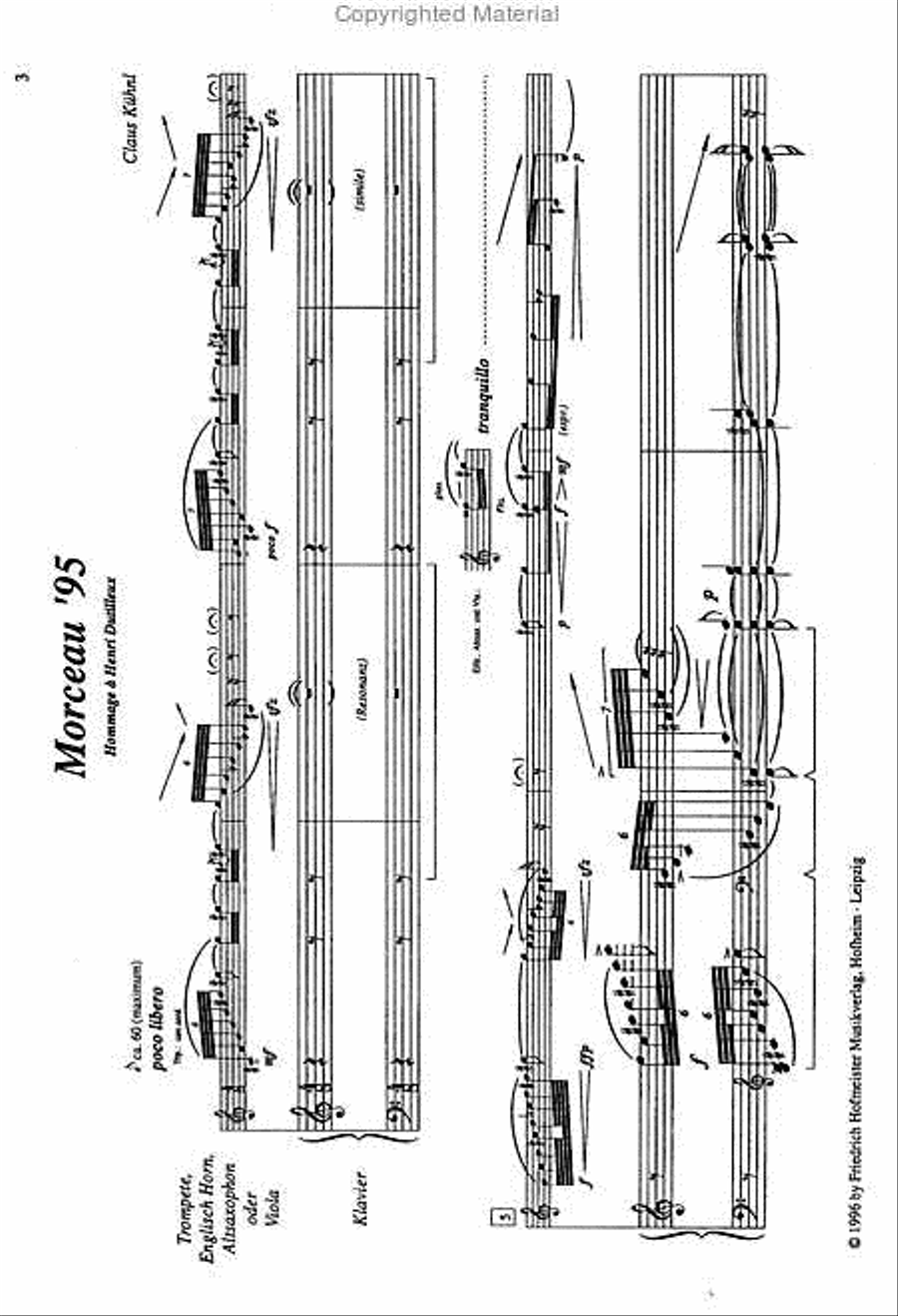Morceau '95 Morceau '95 Viola scores gallery preview page 2
