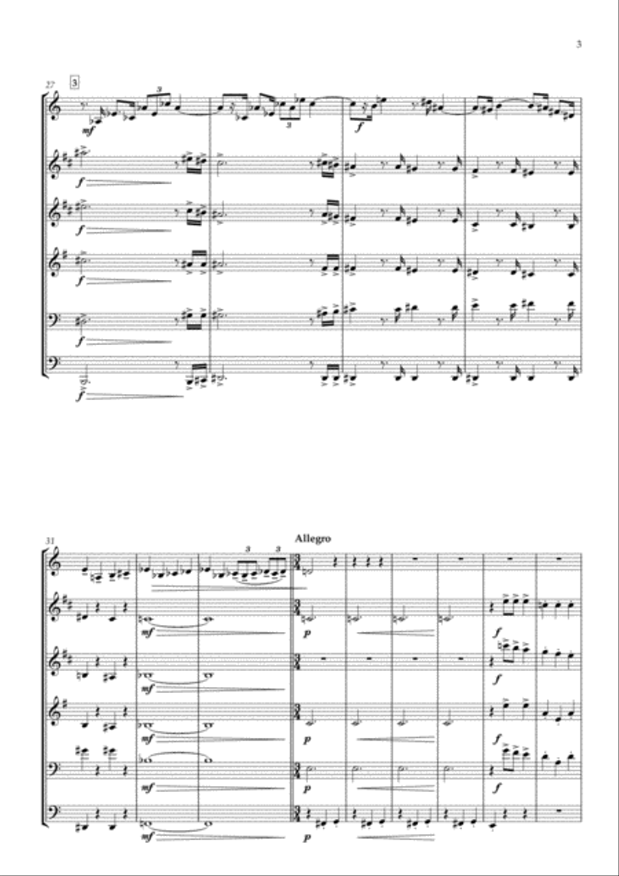Intrada Brass Ensemble scores gallery preview page 3