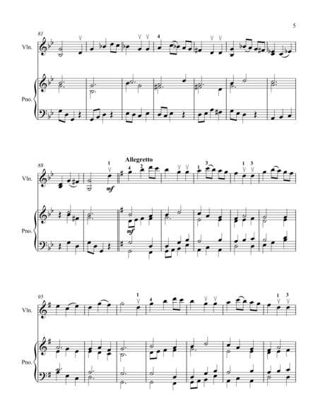 THE ASH GROVE VARIATIONS FOR VIOLIN AND PIANO image number null
