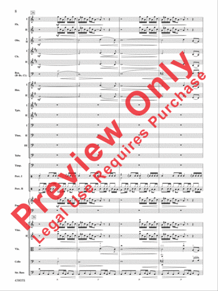 House of Cards (Theme) Full Orchestra scores gallery preview page 21